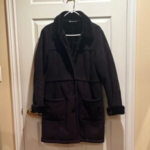 Elegant Black Teddy Jacket